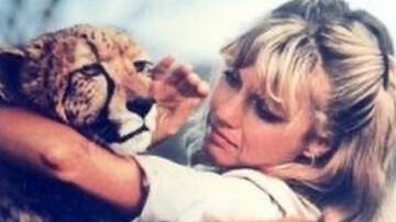 CARING: In 1977 Olivia Newton-John went to Namibia in southwest Africa to help raise awareness of the plight of cheetahs. Picture: Instagram/@therealonj