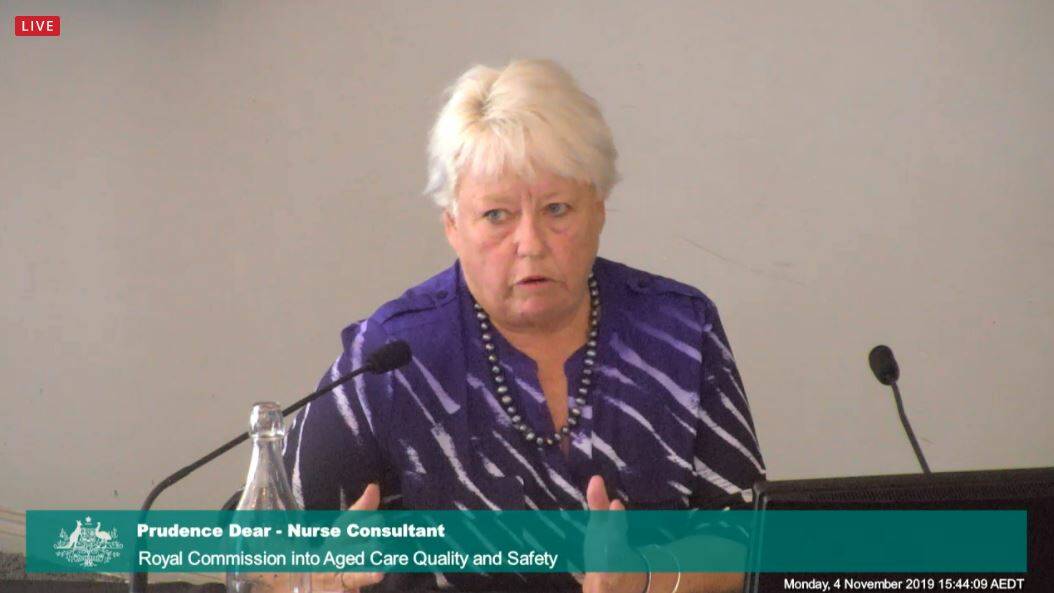 ROYAL COMMISSION: Registered nurse Prudence Dear was among the witnesses on day one of the hearing in Mudgee.