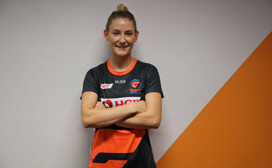 A BRIGHT FUTURE: Former Life Studio gun Annie Miller will be part of the Giants' 21-woman training squad during the 2021 SSN season. Photo: GIANTS NETBALL