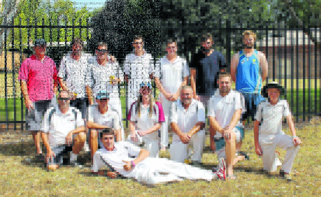 GUNNING FOR GOOLMA: Gulgong RSL won the Gulgong District Cricket Association title in 2015 and 2016 and will shoot for its third in four seasons on Sunday. Photo: Sam Potts