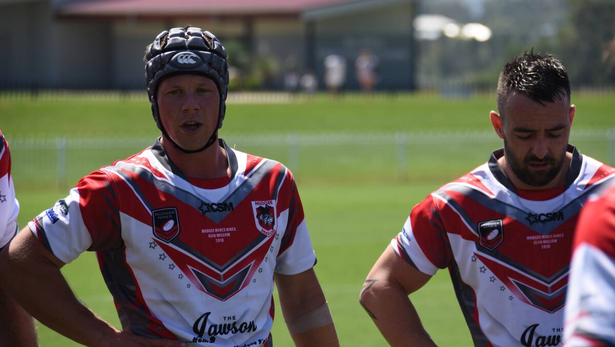 COSTLY: The Mudgee Dragons top flight nines side lost its pivotal clash against The Entrance Tigers in the last 60 seconds on Saturday. Photo: Jake Humphreys 