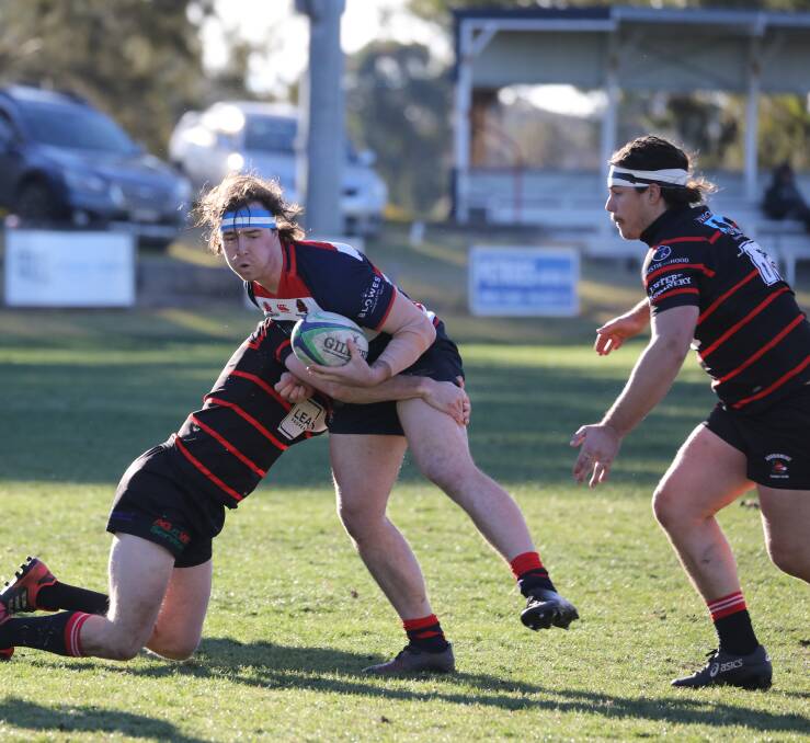 POWERHOUSE: Mudgee Wombats inside centre Alex Saint has made a home in the backline since moving from the forwards.