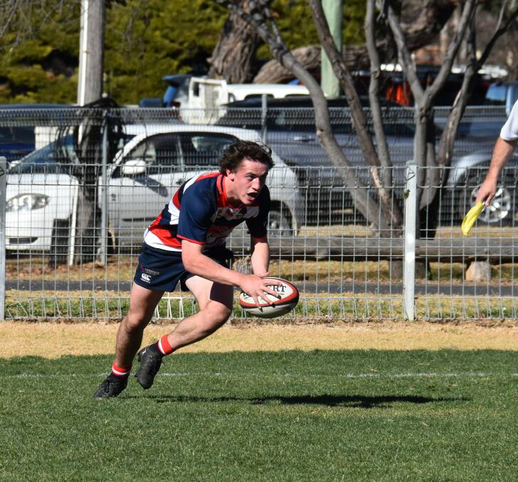 FINISHER: Wombats' winger Connor Pascoe scored two tries during his side's 18-10 elimination finals win over Dubbo Rhinos. Photo: Jake Humphreys.