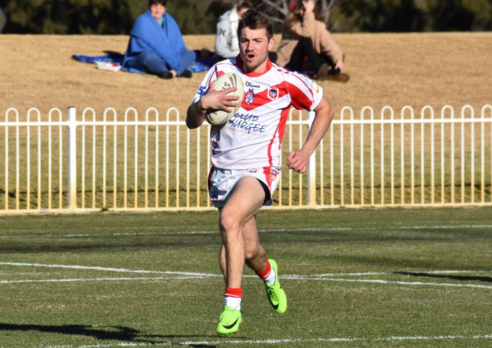 SPEEDSTER: Mudgee's Nathan Orr will look to make an impact in his side's last game of the 2018 season.
