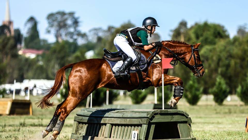 KURIOUS GEORGE: Flynn Baggett rode his horse to a 4th and 6th placed finished at the Equestriad Championships on Saturday and Sunday.