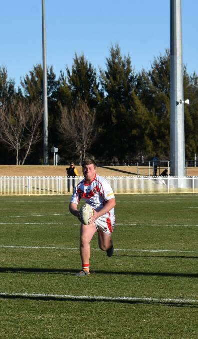 INFLUENTIAL: Mudgee's Will Hawkins has led from the front during his side's late-season surge. Photo: Jake Humphreys