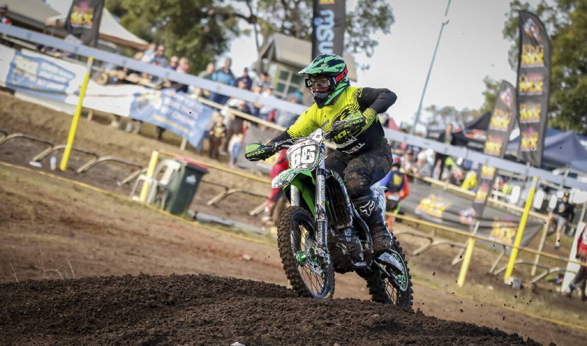QUEEN OF MX: Meghan Rutledge won $10,000 at Port Macquarie's NSW state titles. Photo: My Action Images