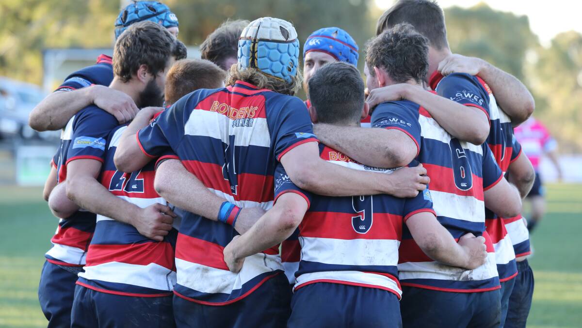 TOGETHER AS ONE: The Mudgee Wombats hope all three of their senior sides can play finals rugby in 2018. Photo: Simone Kurtz.