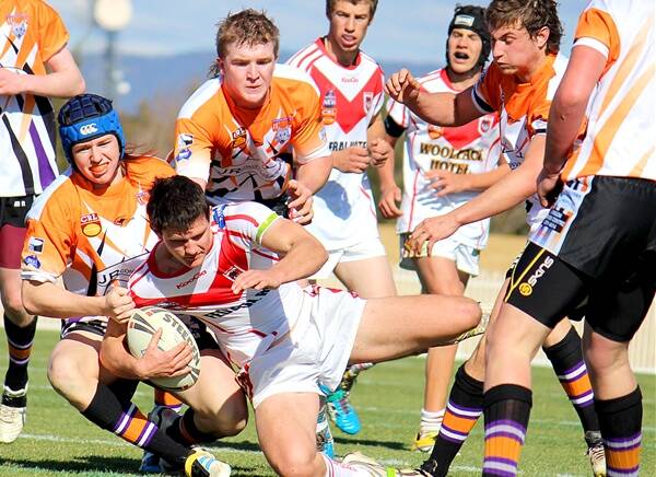 NATIONAL SELECTION: Mudgee Dragon’s under 18s halfback Nick O’Hara (pictured) and lock Casey Burgess have been named to tour with the Australian Institute of Sport in November.	080712/group10/1125