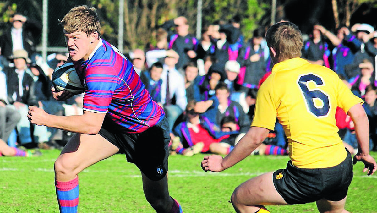 NATIONAL HONOUR: Ex-Mudgee Wombat junior Matthew Sandell, playing for St Joseph’s College First XV, has been selected in the Australian Schoolboys for a tour to Fiji and New Zealand. 	cp200812