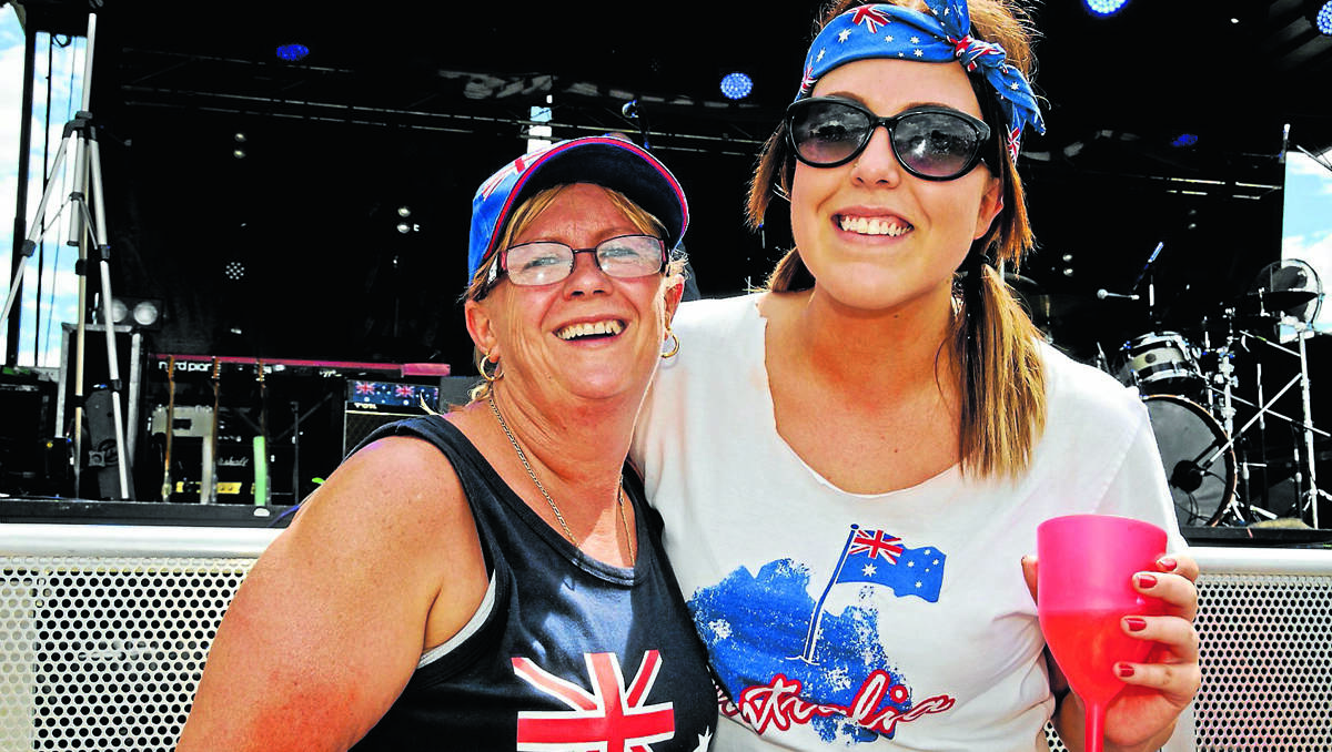 Susie Deery  came from Warramgamba) and Alex Carey from Penrith to attend the Parklands concert.  hoto by Sandy Smith 	260113 SS/ParklandsConcert/1753